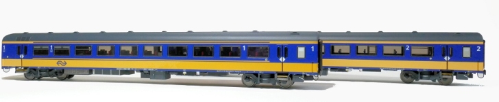 Exact-Train EX11003 - H0 - Personenwagen ICRm Bpmz10, Apmz10 Den Haag-Eindhoven, NS, Ep. VI